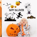 PVC Halloween Pumpkin Decorative Stickers Custom Wall Decoration Stickers